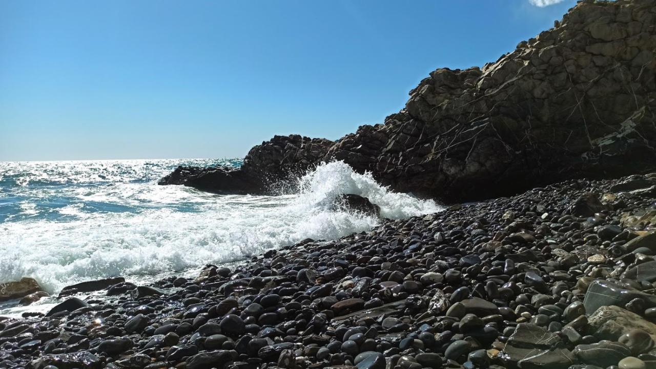 Incanto sul mare con enorme terrazza e piscina Cervo Esterno foto